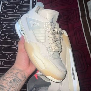 Jordan 4 off white size 12 men